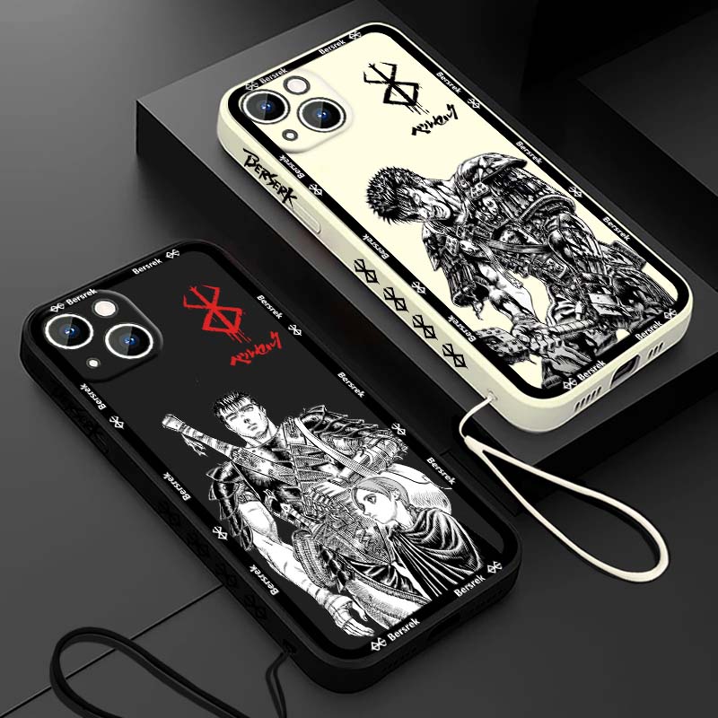 Phone Case Anime - جراب هاتف سائل بتصميم أنمي ياباني