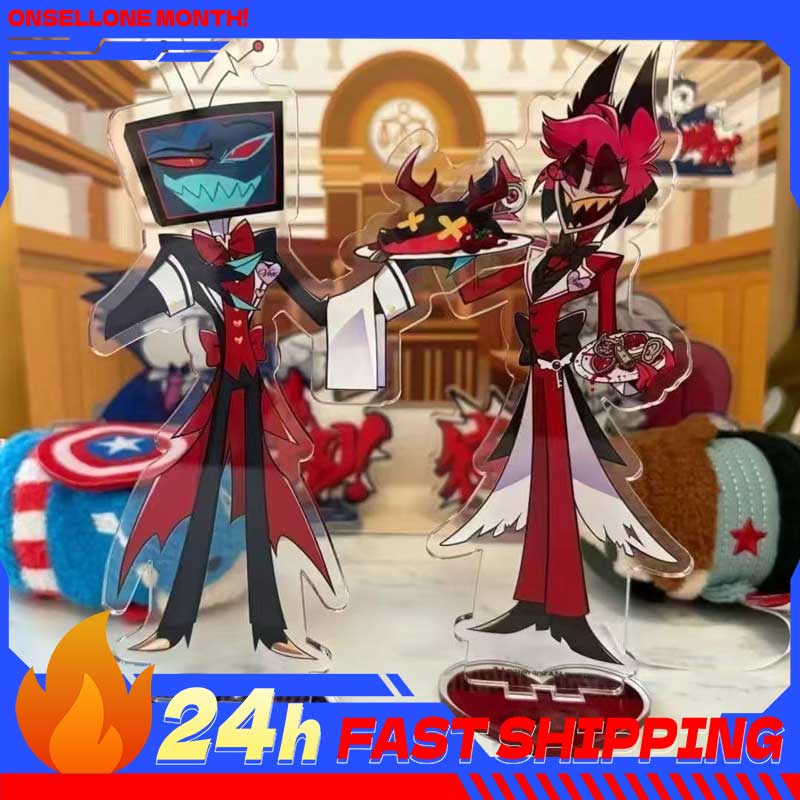 Anime Character Merchandise - 2 قطعة ملحقات أنيمي Hazbin Alastor