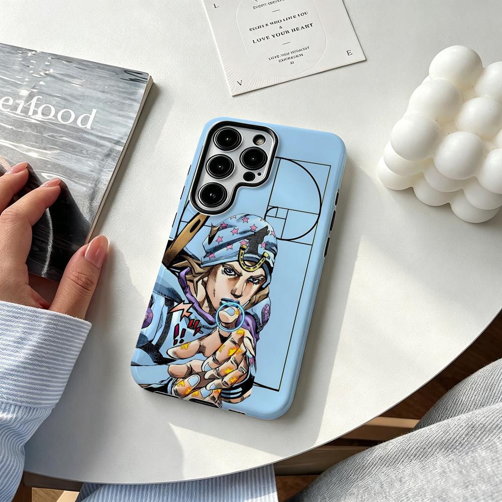 Phone Case Anime - غطاء هاتف أنيمي J-JOJO Steel Ball