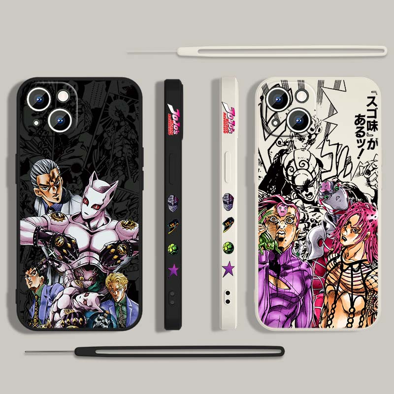 جراب هاتف سائل بتصميم أنمي JOJ - مراجعة Phone Case Anime وسعره