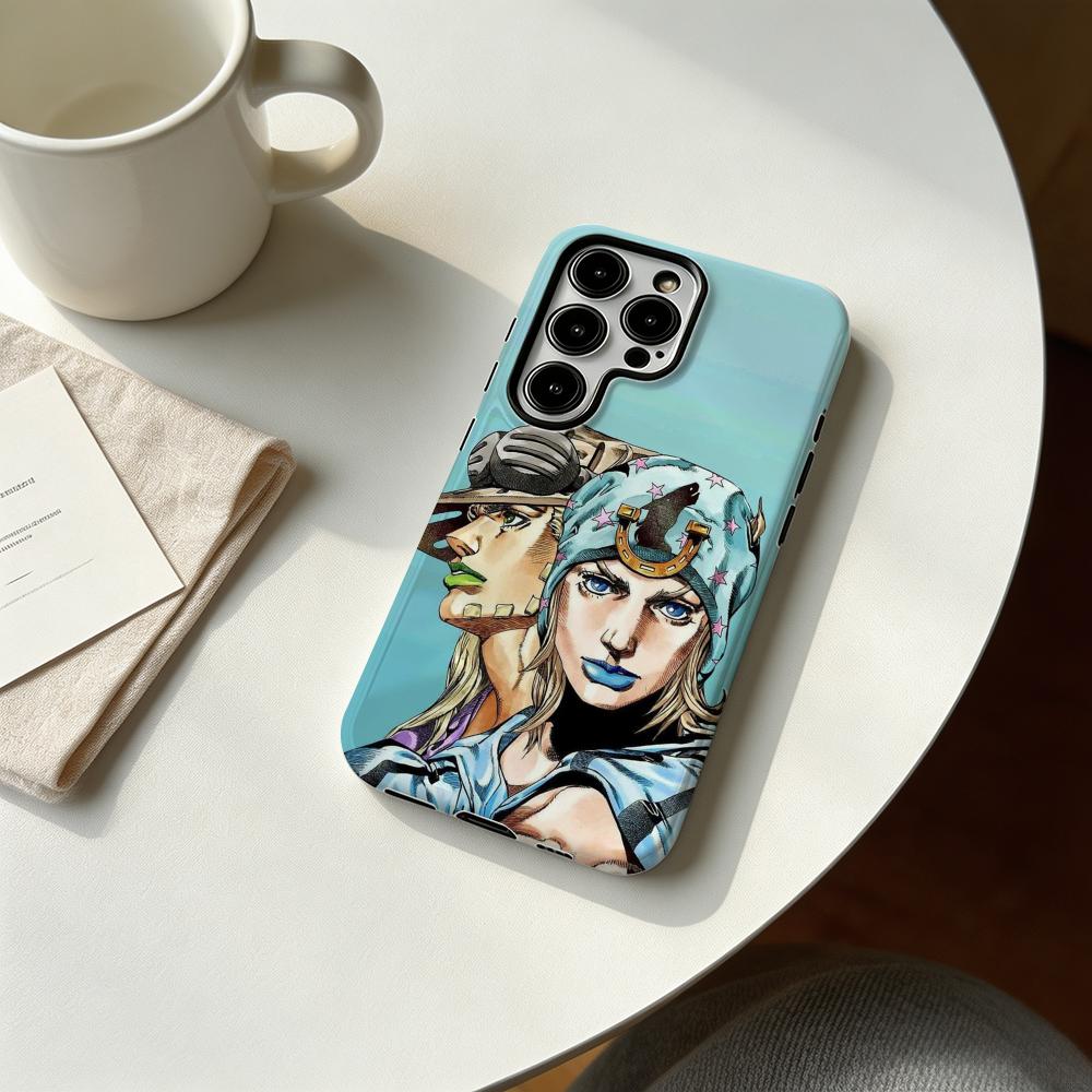 غطاء هاتف أنيمي J-JOJO Steel B - مراجعة Phone Case Anime وسعره