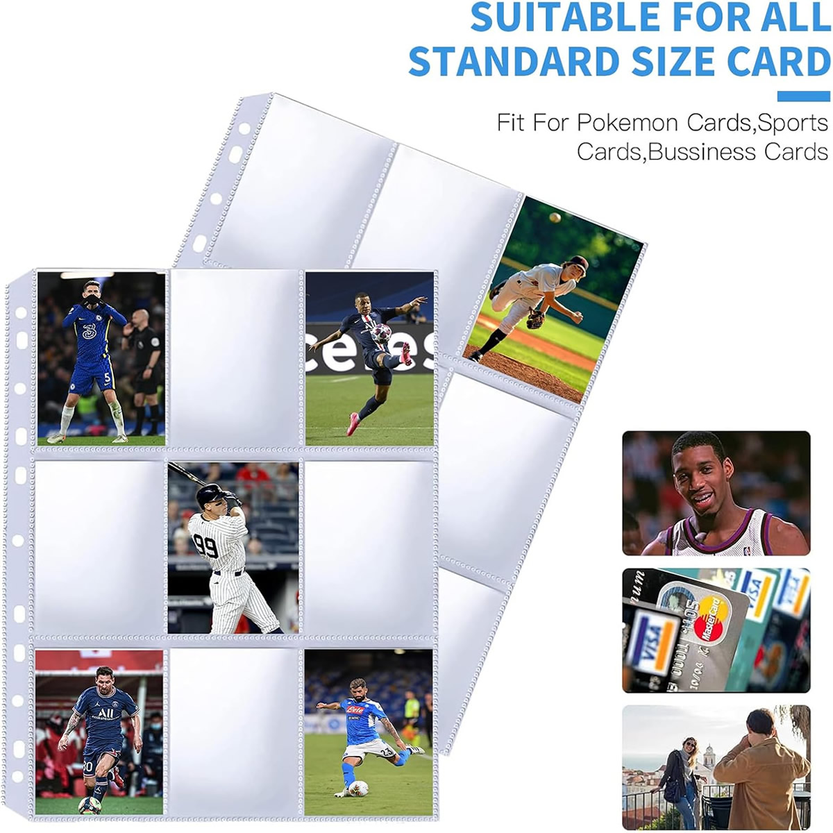 50 حزمة من أغلفة البطاقات ذات  - مراجعة Collector Card Sleeve وسعره